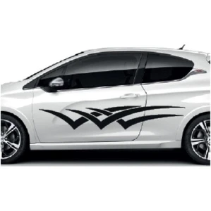 Car Side Graphics X 2 Will Fit Any Car Van Universal Stickers Decals CSG22 - Picture 1 of 2