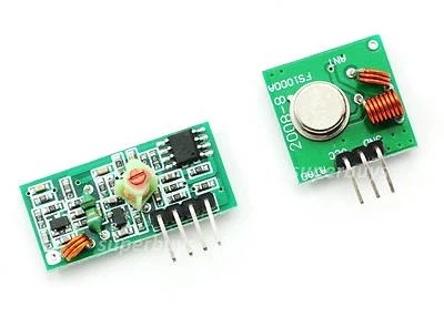 433Mhz RF Transmitter Receiver Link Arduino AVR PIC Raspberry Pi Remote Control - Image 1 of 3
