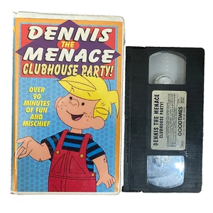 Dennis the Menace Clubhouse Party (1993), VHS Movie, Goodtimes, 90min CLAMSHELL  - Picture 1 of 4