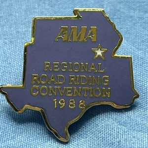 SPILLA SMALTATA AMA REGIONAL ROAD RIDING CONVENTION 1988 - Foto 1 di 5