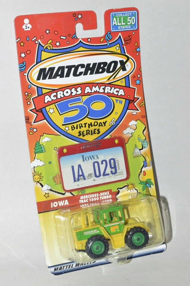 1:64 Matchbox Across America 50th Birthday State Iowa Mercedes Benz  Tractor - Image 1 of 1