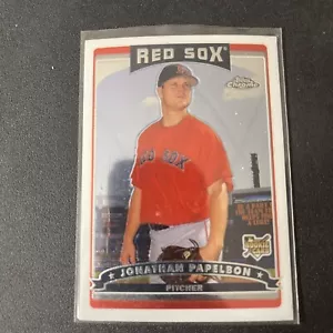 Jonathan Papelbon 2006 Topps Chrom Rookie #314 Red Sox RC - Bild 1 von 2