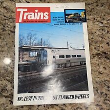 \Trains Magazine Railroads June 1972 Mount Vernon Amtrak Metroliner GP10 F7A