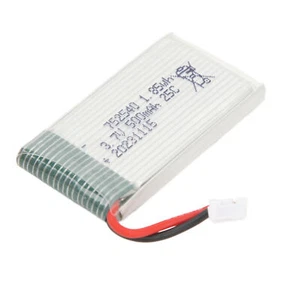 3.7V 500mAh Battery With PH2.0 Plug Lipo RC Drone Battery For X5C Quadcopter New - Picture 1 of 22