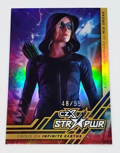 2022 CZX Crisis on Infinite Earths STR PWR Gold S010 Katherine McNamara Mia Smoa - Picture 1 of 3