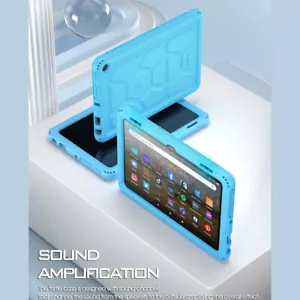For Amazon Fire HD 8 /HD 8 Plus 2022 Tablet Case Washable Silicone Cover Blue - Picture 1 of 7