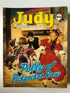 Vintage Judy Comic #250 Cover Polly Of Pickpocket Row 279 - Imagen 1 de 2
