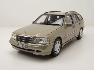 Mercedes Clase C T-Modell Kombi S202 1997 Plata Modelo De Coche 1:18 Norev - Imagen 1 de 4