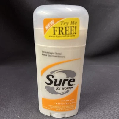 Sure For Women Citrus Escape Anti-Perspirant & Deodorant Invisible Solid 2.6 Oz - Image 1 of 4