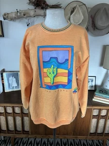 Rare Vintage 1993 Fresh Produce Womens Sweatshirt Pullover Sz M Made In USA - Picture 1 of 10