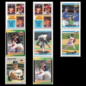 Nolan Ryan Lot 8 Baseball Cards 1984 Topps Nestle NM - Picture 1 of 10