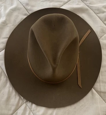 Polo Western Ralph Lauren Cowboy Hat Color: Canyon Size is a 7 1/4  - Image 1 of 4