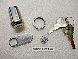 Armadio, serratura porta monete, 1-1/8" nuovo, viene fornito con 2 chiavi, spedizione sicura. - Foto 1 di 4