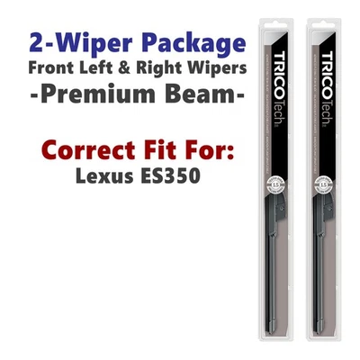 Wipers 2pk Beam Wiper Blades fits 2007-2012 Lexus ES350 - 19240/190 - Image 1 of 4