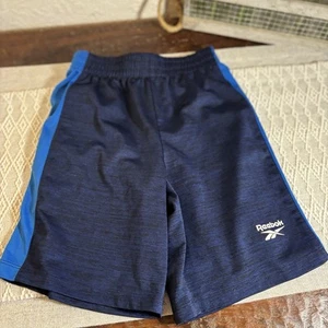 Reebok Boys Size 7 Basketball Shorts. 2 Tone Blue. Easy Pull Up. - Picture 1 of 5