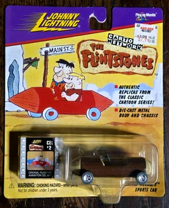 1998 Johnny Lightning The Flintstones Barney Rubble's Sports Car Diecast Cel #2 - Picture 1 of 2