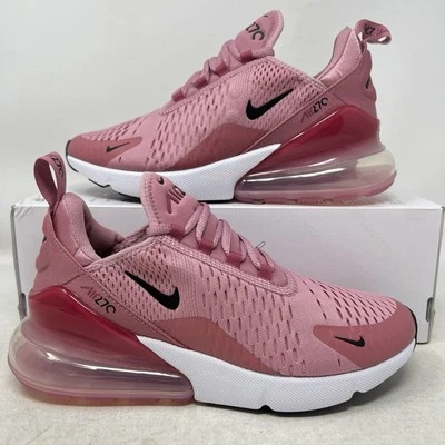 Nike Air Max 270 Elemental Rosa Negro Mujer Zapatos Tenis Sin Tapa AH6789-607 Foto 1 de 4