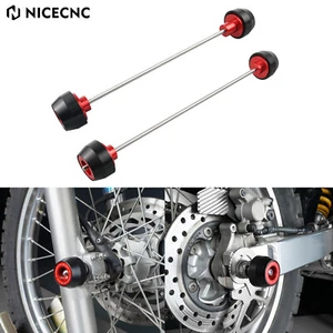 NICECNC Front Rear Axle Slider Crash Protectors Guard For Honda XR650L 1993-2025 - Picture 1 of 10