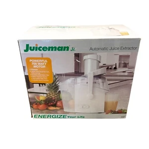 Extractor de jugo automático Juiceman Jr 700 vatios JM300 manuales de instrucciones nuevo en caja - Imagen 1 de 4