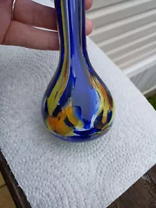 La Rochere Swan Neck Crystal Vase Signed La Rochere - Picture 1 of 13