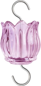 Glass Ant Moat for Hummingbird Feeder - 3 OZ Tulip Insect Guard with Large Capac - Picture 1 of 11