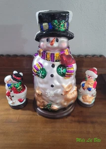 2004 Thomas Paconni Classics Snowman Collection 3 Piece Set - New Open Box - Picture 1 of 5