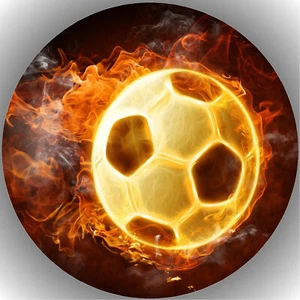 Tortenaufleger Geburtstag Party Tortenbild Fondant Oblate Fussball  P5 - Bild 1 von 1