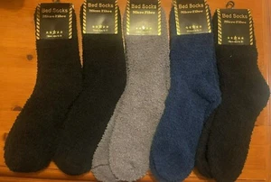 Calcetines de microfibra súper suaves para cama de hogar para adultos y hombres talla 6-11 - Imagen 1 de 1