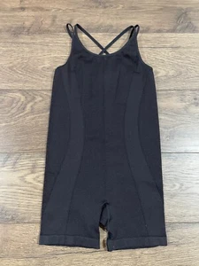 All in Motion Girls' Black Seamless One Piece Leotard Nylon Blend Size XL(14-16) - Picture 1 of 3