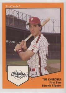 1989 ProCards Minor League Team Sets Tim Churchill #1919
