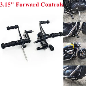 Aluminum 3.2" Forward Control Footpegs For Suzuki Intruder Volusia 800 VL800 - Picture 1 of 12