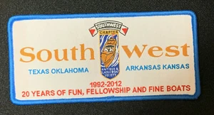 Parche de barcos finos Old & Classic Boat Society 20 años Southwest TX OK AR KS - Imagen 1 de 2