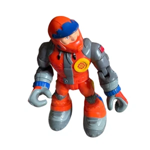 Fisher-Price 2001 Rescue Heroes Snowmobile Driver Action Figure - Picture 1 of 4