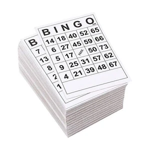 Bingo Cards Bulk 60-PCS Classic Bingo Game Set Card Game Educational Toys - Picture 1 of 7