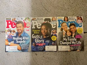 3 People US Weekly Magazines Celebrity News 2021 Issues August 9 16 23 Simone - Picture 1 of 1