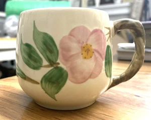 Franciscan Desert Rose Small Mug 2 3/4" Cream With Pink Flowers EUC - Picture 1 of 4