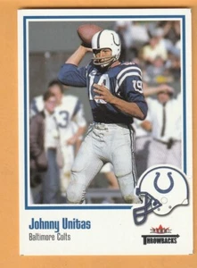 Johnny Unitas Baltimore Colts 2002 Fleer Throwbacks #51 Louisville Cardinals 16I - Picture 1 of 2