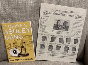 Floridas Ashley Gang von Ada Coats Williams Taschenbuch plus entflohener Sträflingsposte - Bild 1 von 11