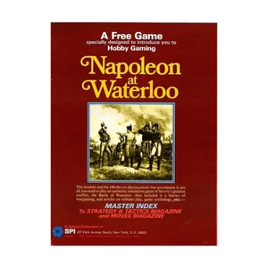 SPI Wargame Napoleon at Waterloo (2nd) Bag VG+ - Picture 1 of 1