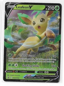 Leafeon V - SWSH194 - Pokemon Sword & Shield Promo Ultra Rare Holo Card NM - Picture 1 of 2
