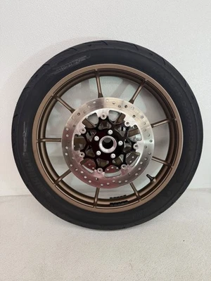 18-25 Harley-Davidsn Low Rider ST 19" OEM Bronze Front Wheel & Tire - Image 1 of 4