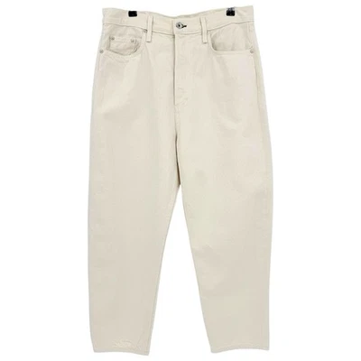 Rag & Bone Organic Cotton 90s High-Rise Straight in Shell Size 31 - Image 1 of 4