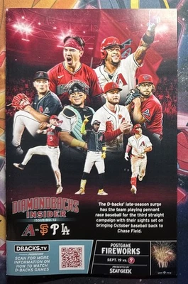 2025 Diamondbacks Insider Program #12 DBacks Bryce Eldridge MLB Debut SF Giants - Image 1 of 2