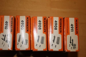 Märklin H0  5 BAUSäTZE  von Güterwagen, teilweise montiert,  orange OVP - Bild 1 von 14