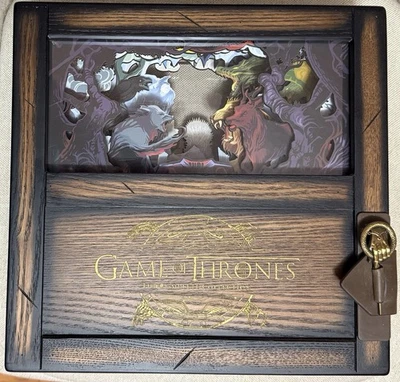 GAME OF THRONES COMPLETE COLLECTION LIMITED WOOD BOX COLLECTORS BLU-RAY SET - Image 1 of 4