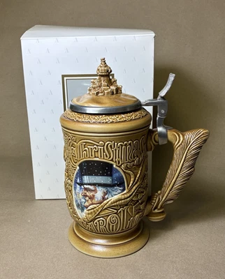A Christmas Carol 1996 Avon Stein, with Box Foto 1 de 4