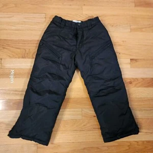Old Navy Ski Snow Pants Pockets Black Youth Size Small 6/7 Excellent Condition  - Picture 1 of 6