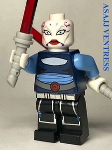 LEGO STAR WARS  ASAJJ VENTRESS NIGHTSISTER DATHOMIR WITCH JEDI 100% LEGO CUSTOM - Picture 1 of 3