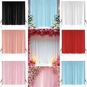 Telón de fondo de boda cortinas escenario fotografía fondo tela elástica - Imagen 1 de 67