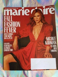 Marie Claire Magazine Nicole Kidman Claims Her Throne October 2018 Dual Cover - Picture 1 of 12